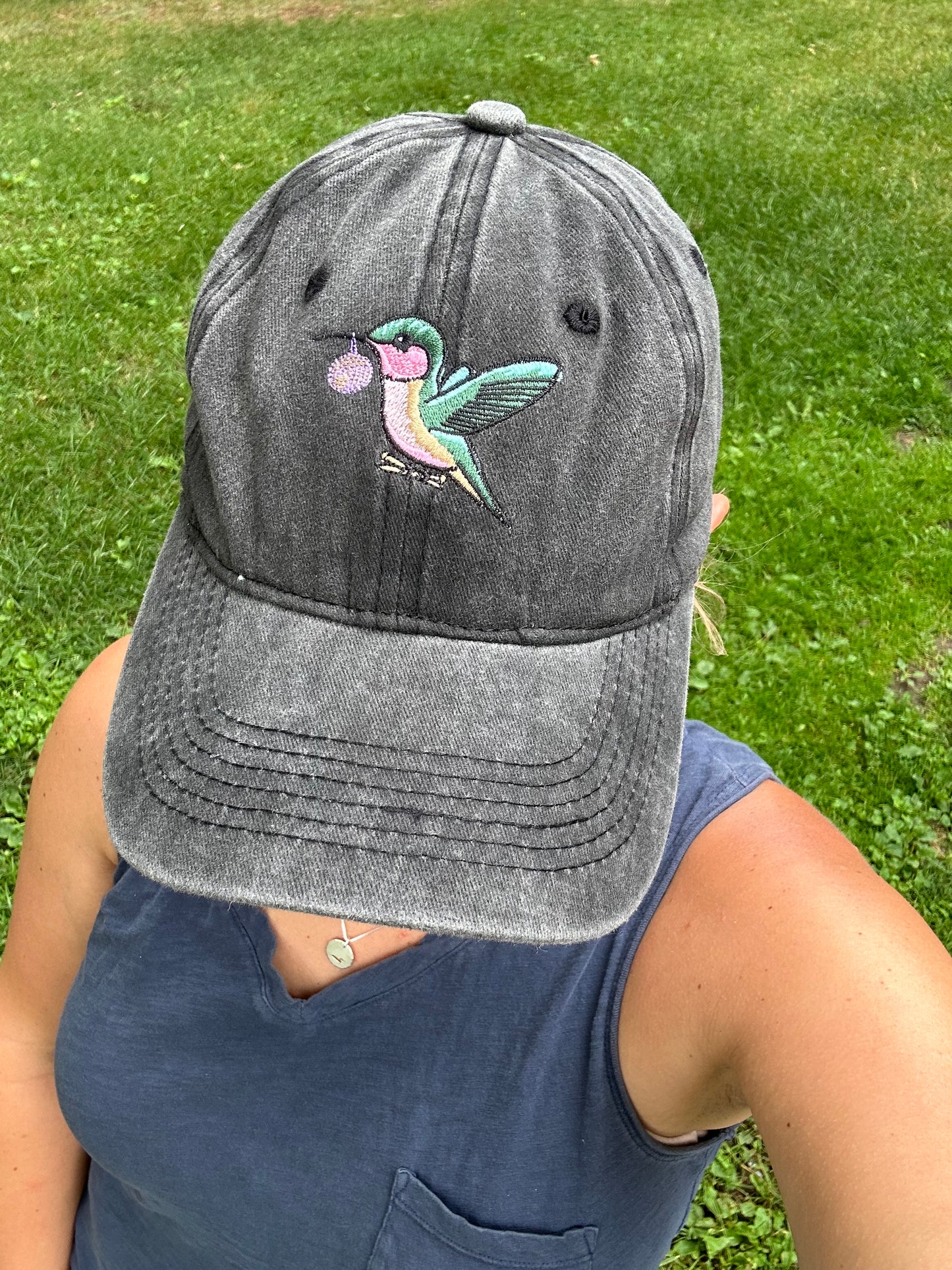 Hummingbird Yarn Company baseball cap